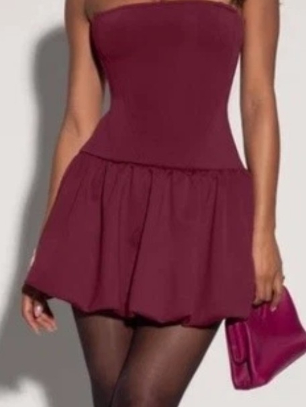 TA3 Squarey Convertible Bubble Dress Plus Size 2X SOLD OUT Removabe Straps NWT